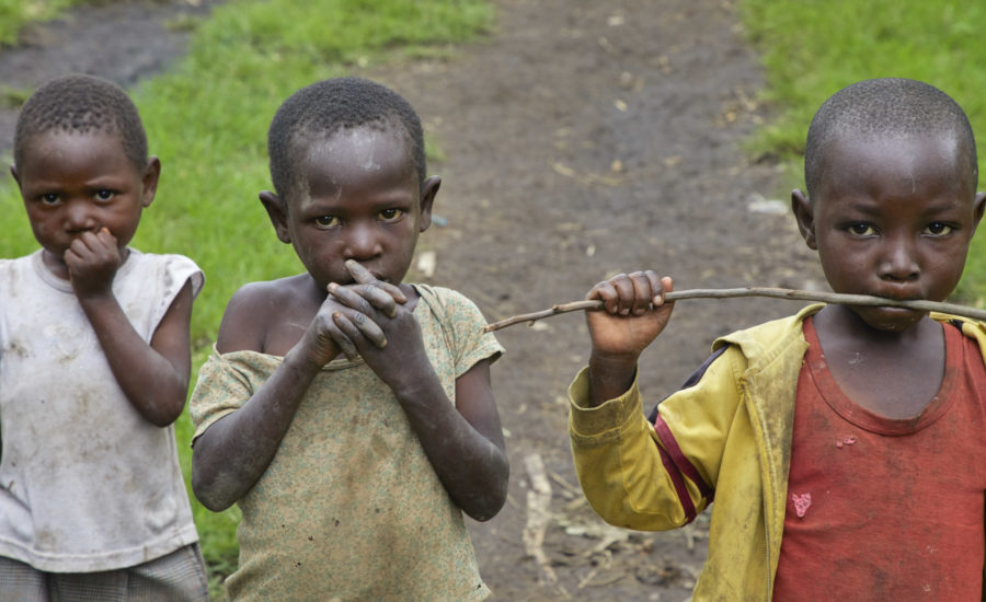 Kongo: Drei Jungen
