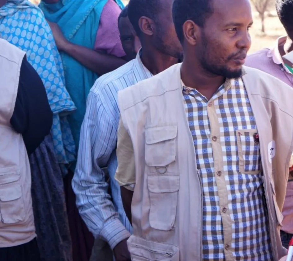 Unterschied für die Schwächsten: Kees-Jan mit weiteren ZOA Mitarbeitenden