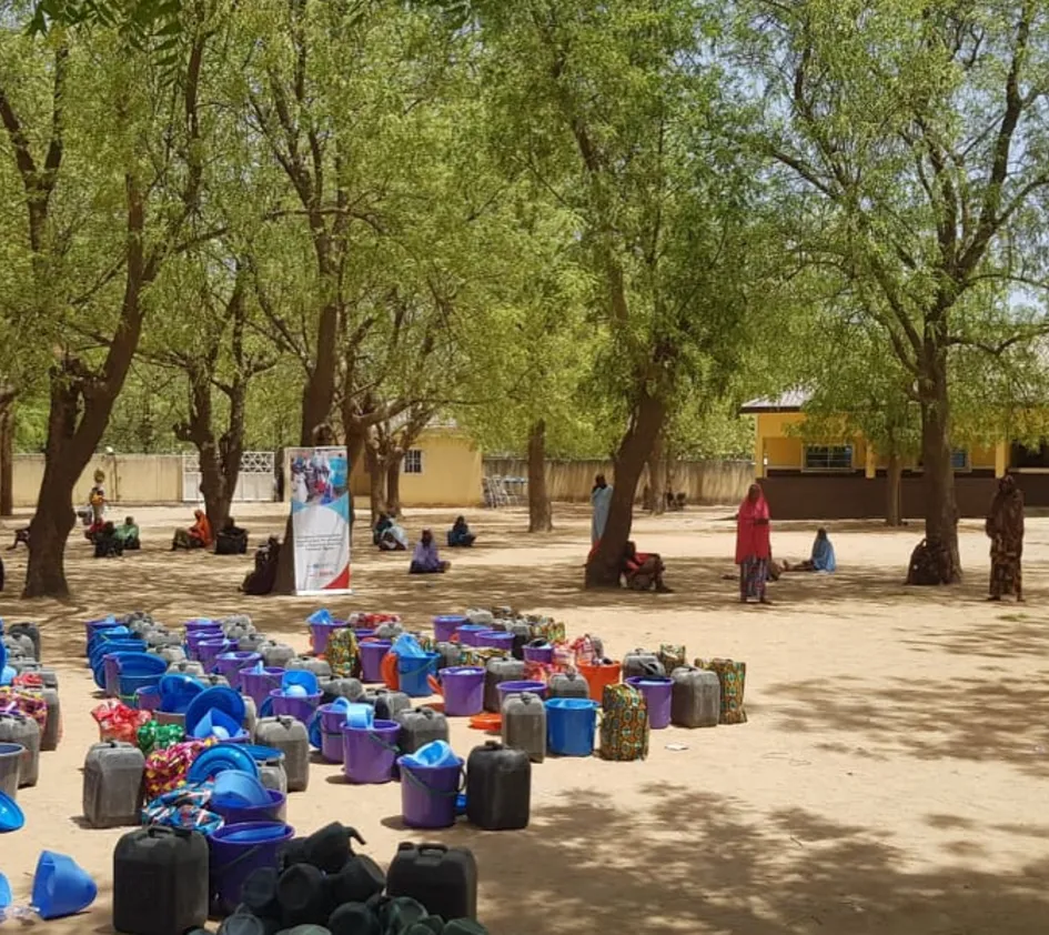 COVID-19 in Nigeria: Kontaktlose Verteilung von Lebensmitteln und Wasser 