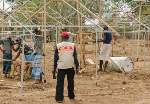 Hausbau in Sri Lanka