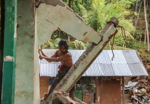 Erdbeben auf Lombok 2018